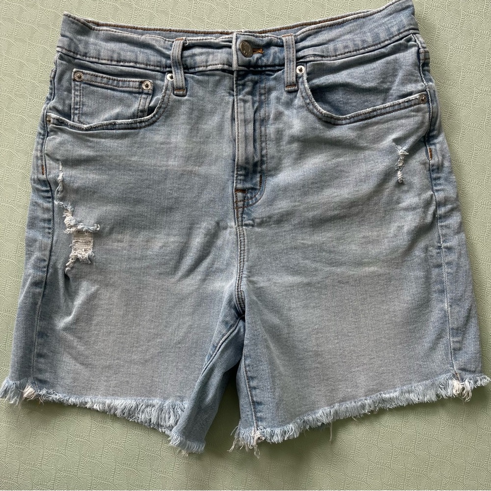 J. Crew Distressed Jean Shorts